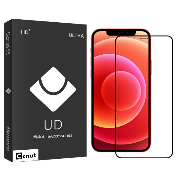 محافظ صفحه نمایش سرامیکی کوکونات مدل UD Black مناسب برای گوشی موبایل اپل Iphone 12 Pro max