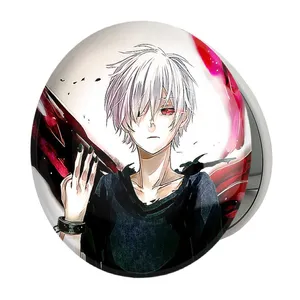 آینه جیبی خندالو طرح انیمه توکیو غول Tokyo Ghoul مدل تاشو کد 4905 