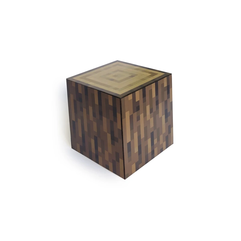 اکشن فیگور مدل مکعب ماینکرفت Oak Wood