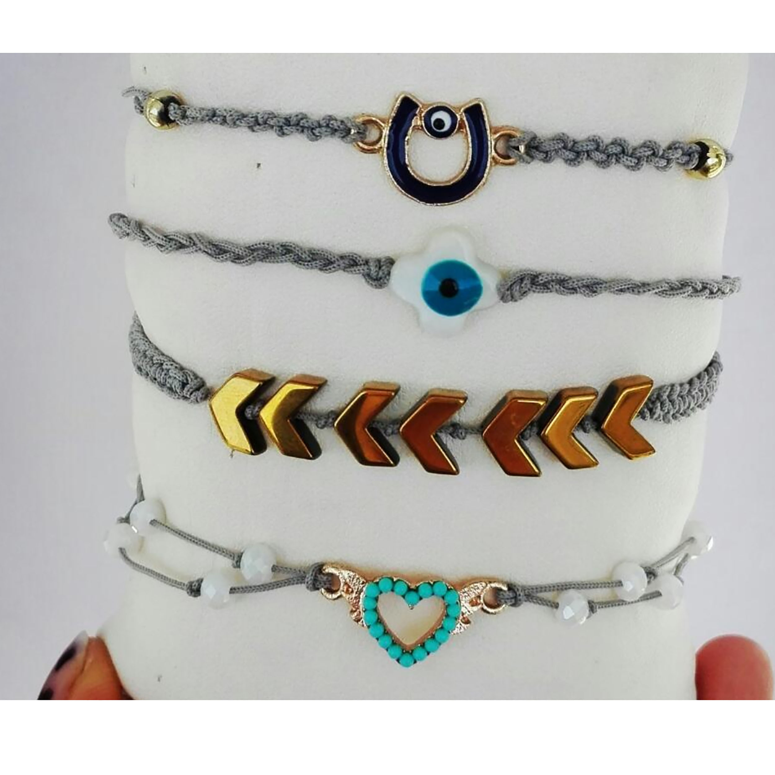 دستبند مدل متین مجموعه 4 عددی دستبند مدل متین مجموعه 4 عددی