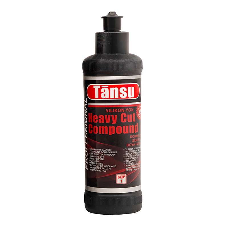 پولیش بدنه خودرو تانسو مدل Tansu Heavy Cut حجم 250 گرم