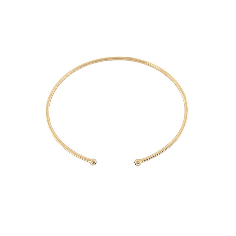 دستبند طلا 18 عیار دخترانه طلا و جواهرسازی افرا مدل 274