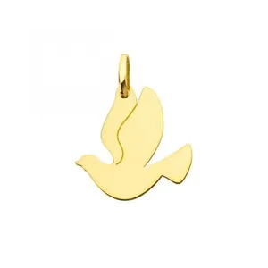 آویز گردنبند طلا 18 عیار زنانه قیراط طرح پرنده کد GH2480