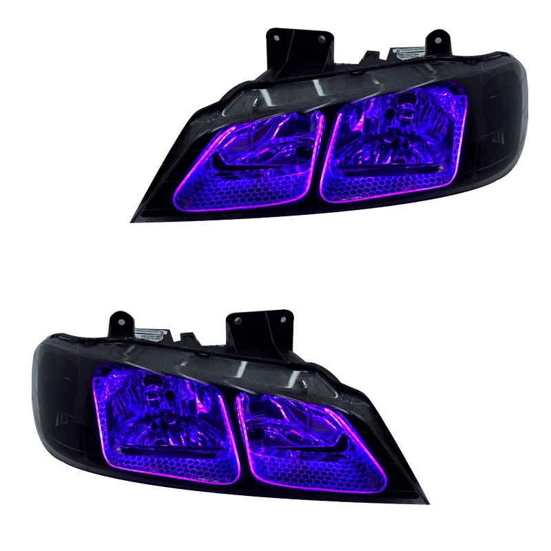 چراغ جلو خودرو گروه پژوهش صنعت مدرن مدل 3D-U-Purp-B مناسب برای پژو پارس بسته دو عددی