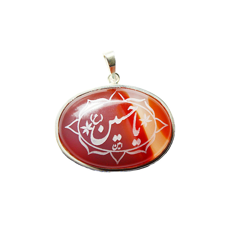 آویز گردنبند نقره مردانه مدل m401