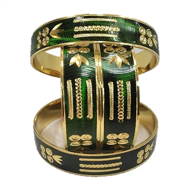 النگو زنانه مدل هندی کد glsr-22100 مجموعه 4 عددی