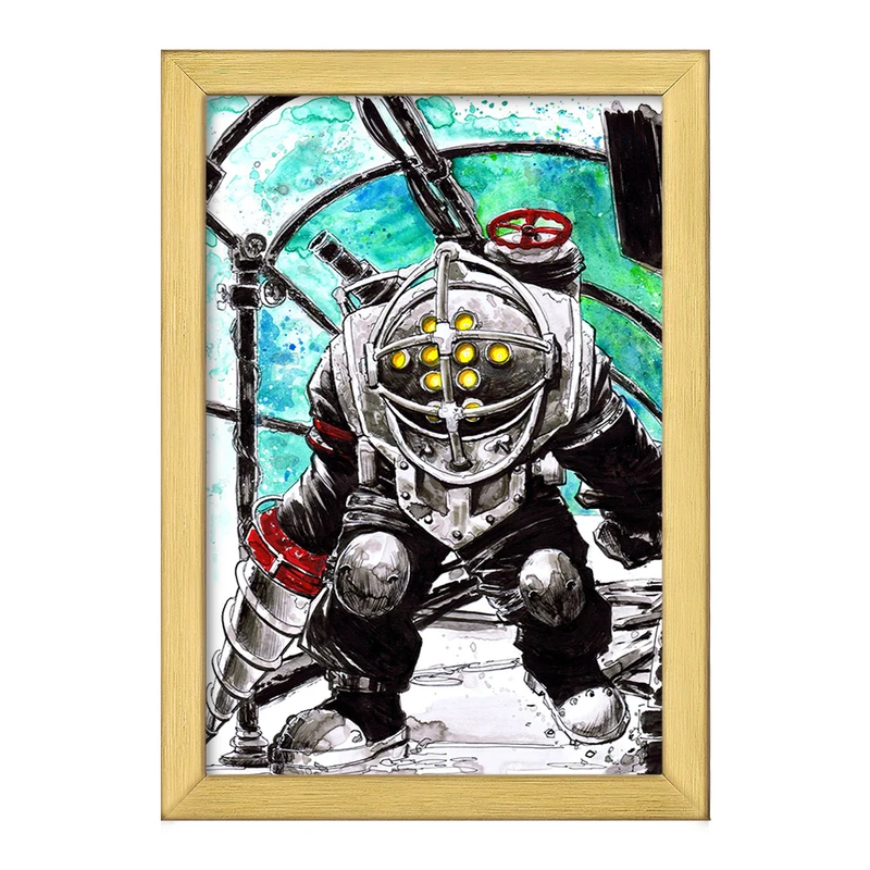 تابلو خندالو طرح بازی بایوشاک (Bioshock) کد 31341