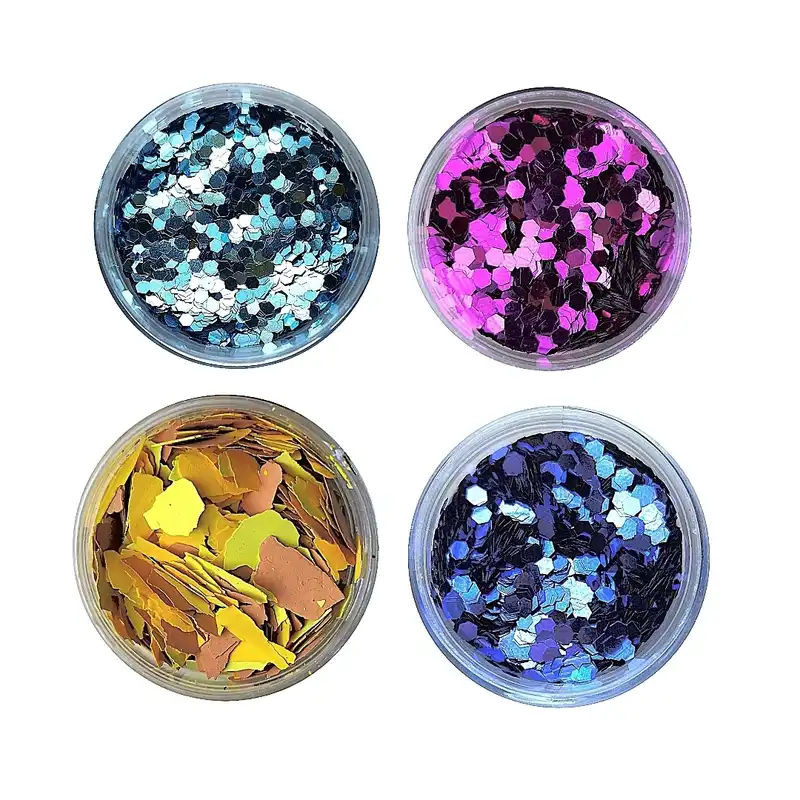 پولک ناخن مدل B10 مجموعه 4 عددی