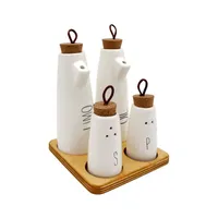 ست آبلیمو خوری و نمک پاش ام وي اچ گلس اند پلاستيكس مدل نورا مجموعه 4 عددی