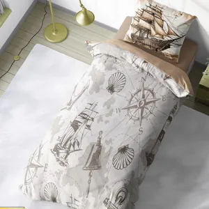 سرویس خواب مدل پسرانه کد ۶ یک نفره ۴ تکه