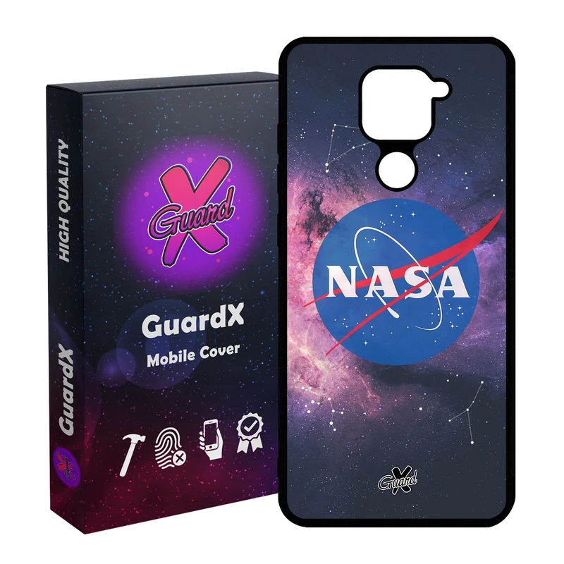 کاور گارد ایکس طرح Nasa مدل Glass10012 مناسب برای گوشی موبایل شیائومی Redmi Note 9