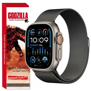بند گودزیلا مدل Milanese مناسب برای اپل واچ Ultra 49mm