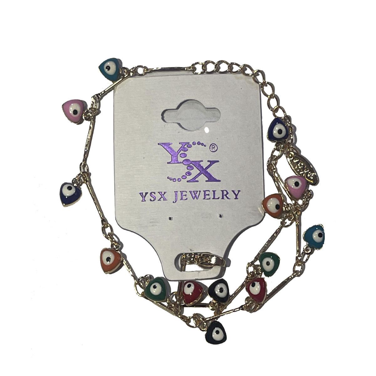 پابند زنانه وای اس ایکس مدل  قلب چشم و نظر