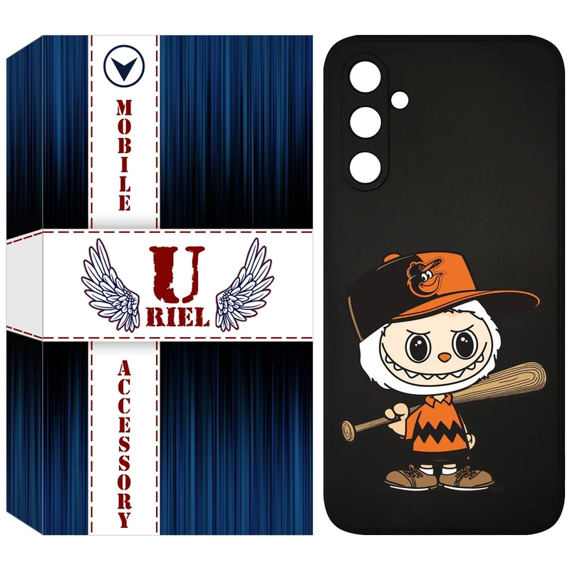 کاور یوریل مدل KSH کد 128 طرح عروسک لبوبو مناسب برای گوشی موبایل سامسونگ Galaxy A54