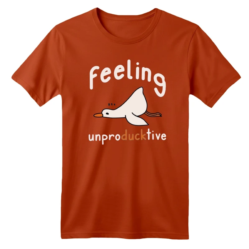 تی شرت آستین کوتاه بچگانه مدل احساسات اردک