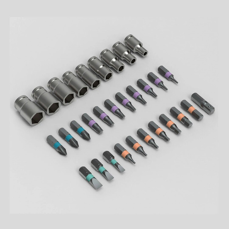 مجموعه 33 عددی پیچ گوشتی و آچار بکس آتومن مدل RS2