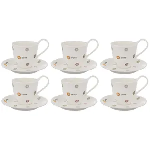 سرویس چای خوری 12 پارچه رومنس مدل d1000