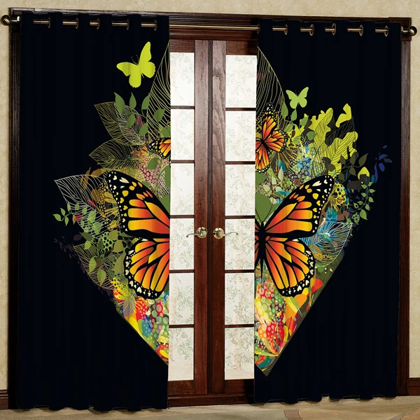 پرده مدل مخمل پانچی کد 6840 سایز 280x140 سانتی متر