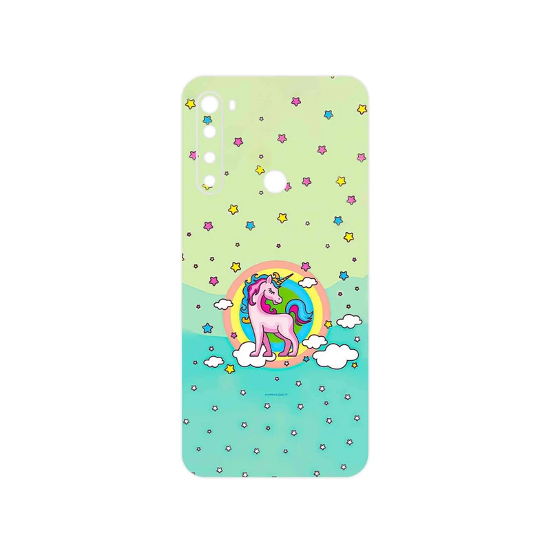 برچسب پوششی ماهوت مدل Rainbow unicorn adventure مناسب برای گوشی موبایل شیائومی Redmi Note 8