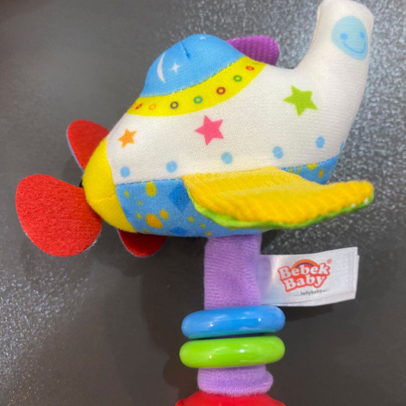 جغجغه جولی بی بی مدل WLTH22-0392 طرح هواپیما