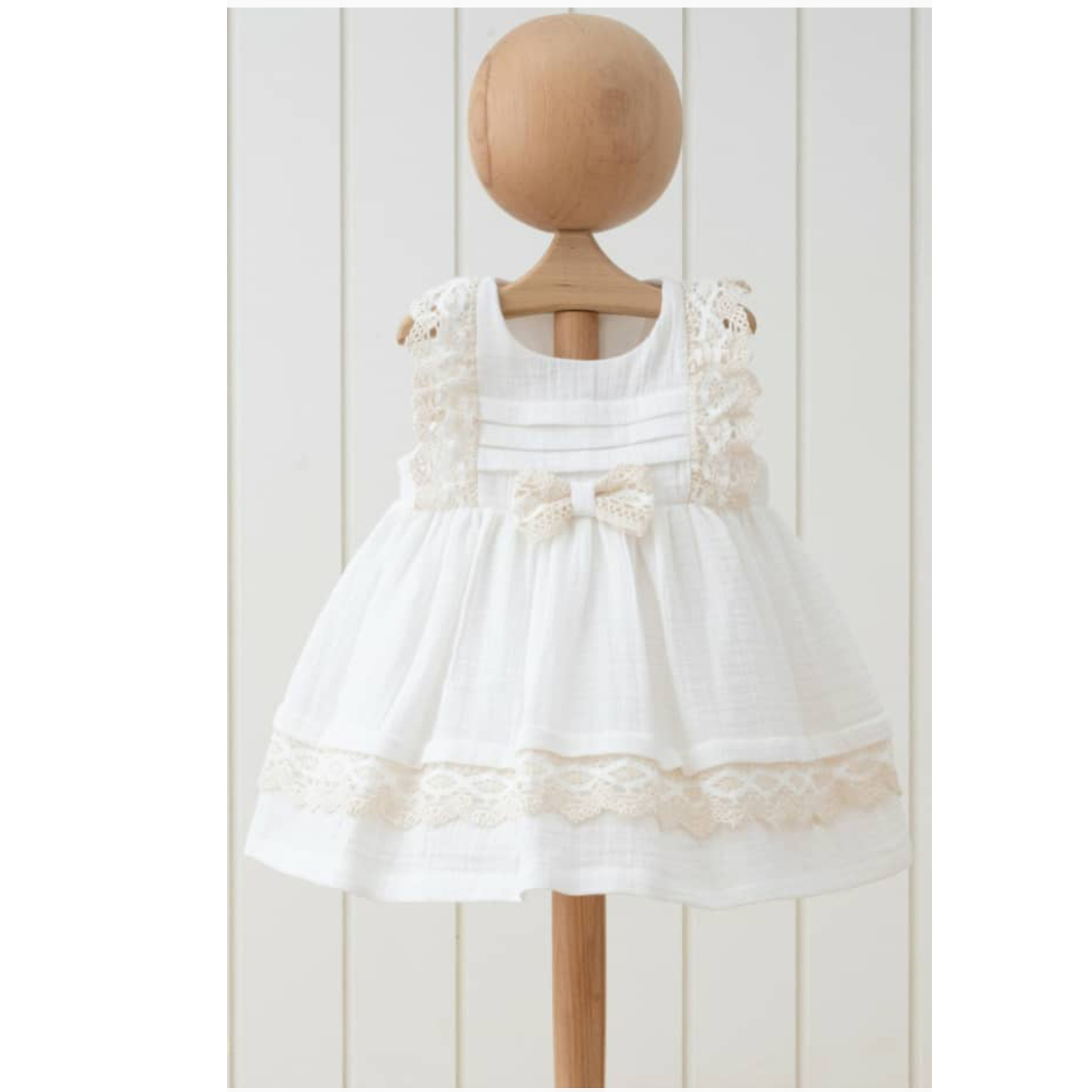 پیراهن نوزادی مدل پاپیون