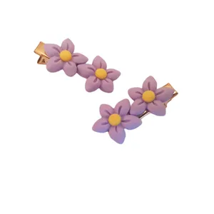 گیره مو دخترانه مدل فانتزی کد 45 بسته 2 عددی