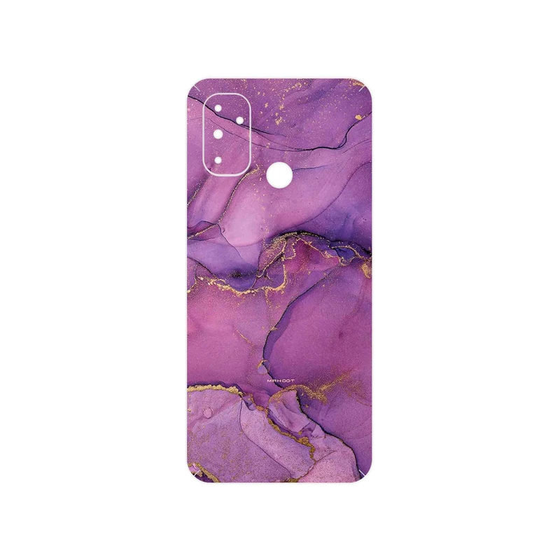برچسب پوششی ماهوت مدل Purple Marble مناسب برای گوشی موبایل وان پلاس Nord N100