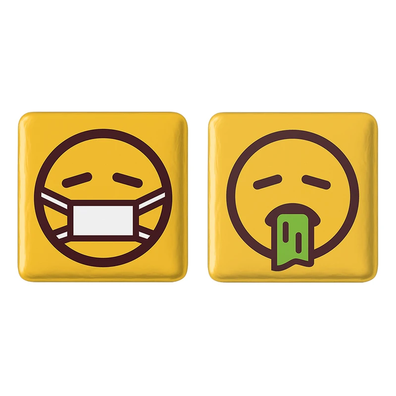 مگنت خندالو مدل ایموجی کد 30233026 مجموعه 2 عددی