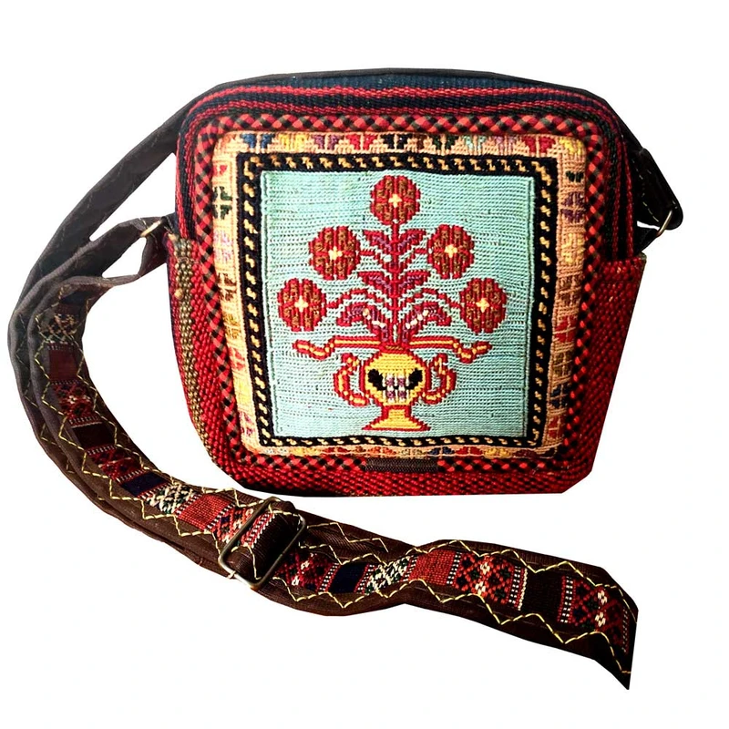 کیف دوشی دست دوز زنانه مدل K-S-2