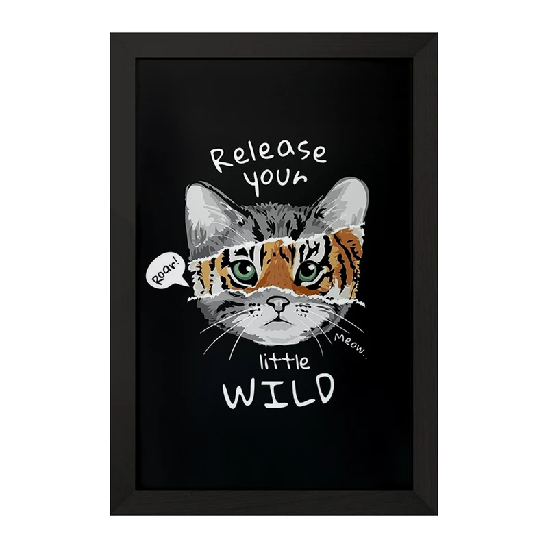 تابلو خندالو مدل گربه (Cat) کد F983