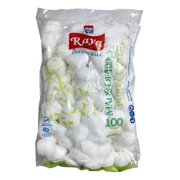 پنبه آرایشی رایا مدل توپکی بسته 100 عددی پنبه آرایشی رایا مدل توپکی بسته 100 عددی