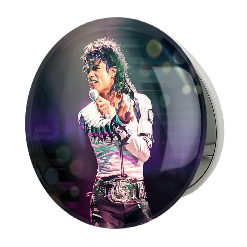 آینه جیبی خندالو طرح مایکل جکسون Michael Jackson مدل تاشو کد 19235 
