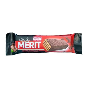 ویفر شکلاتی با کرم کاکائو مریت عسل افشان - 38 گرم بسته 24 عددی