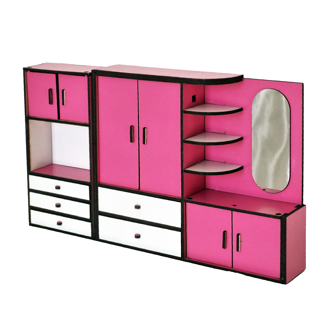 اسباب بازی رانزو گالری مدل کمد دیواری کد 084