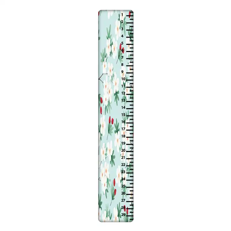 خط کش 30 سانتی متر طرح گل کد 107