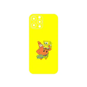 MAHOOT SpongeBob SquarePants Cover Sticker for Apple iPhone 12 Pro Max
