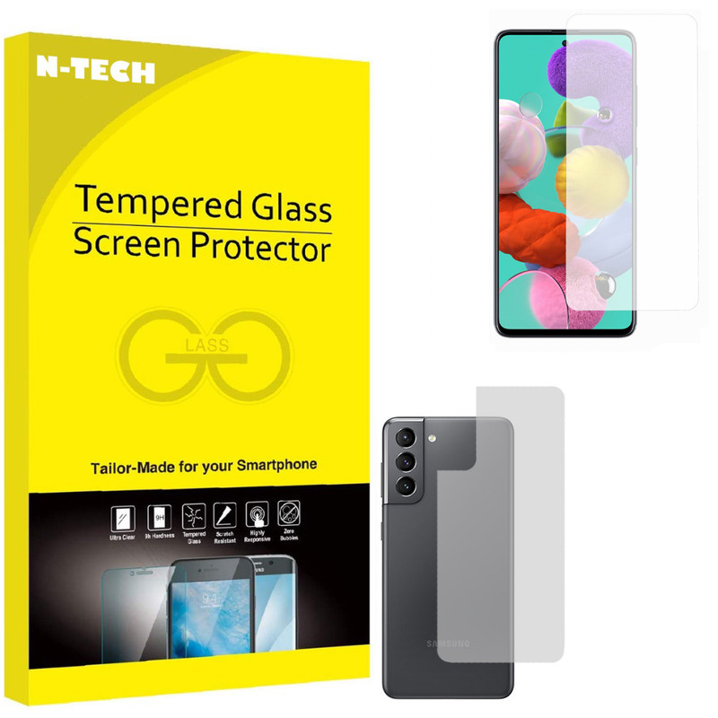  محافظ صفحه نمایش انتک مدل SDBKM-01 مناسب برای گوشی موبایل سامسونگ Galaxy S21 Plus به همراه محافظ پشت گوشی 