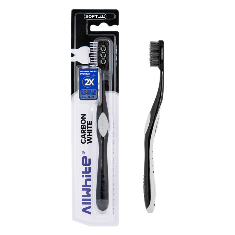 مسواک ال وایت مدل Carbon White با برس نرم مسواک ال وایت مدل Carbon White با برس نرم