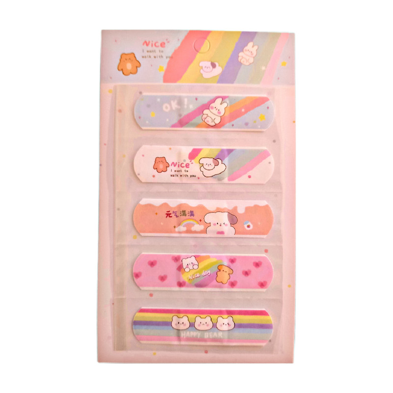 چسب زخم مدل فانتزی طرح خرگوش بازیگوش بسته 5 عددی