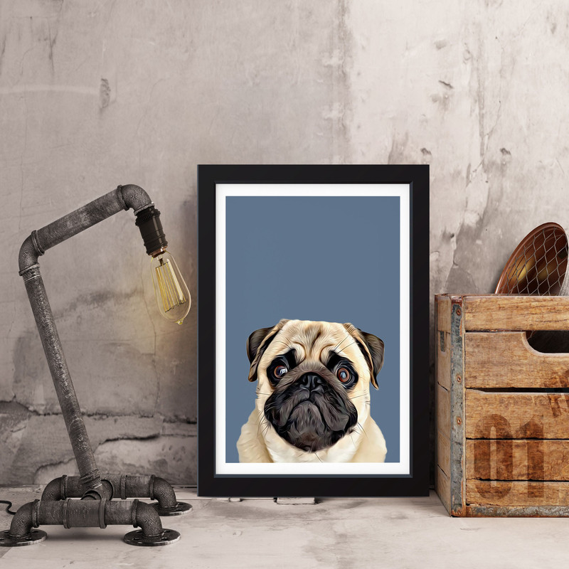تابلو مدل مینیمال Dog کدS2930-b تابلو مدل مینیمال Dog کدS2930-b