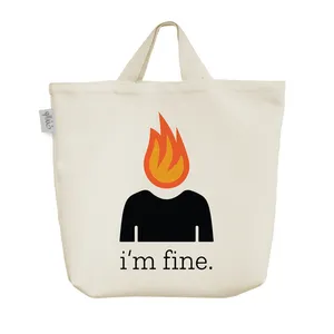 ساک خرید خندالو مدل آتش گرفته کد 8880