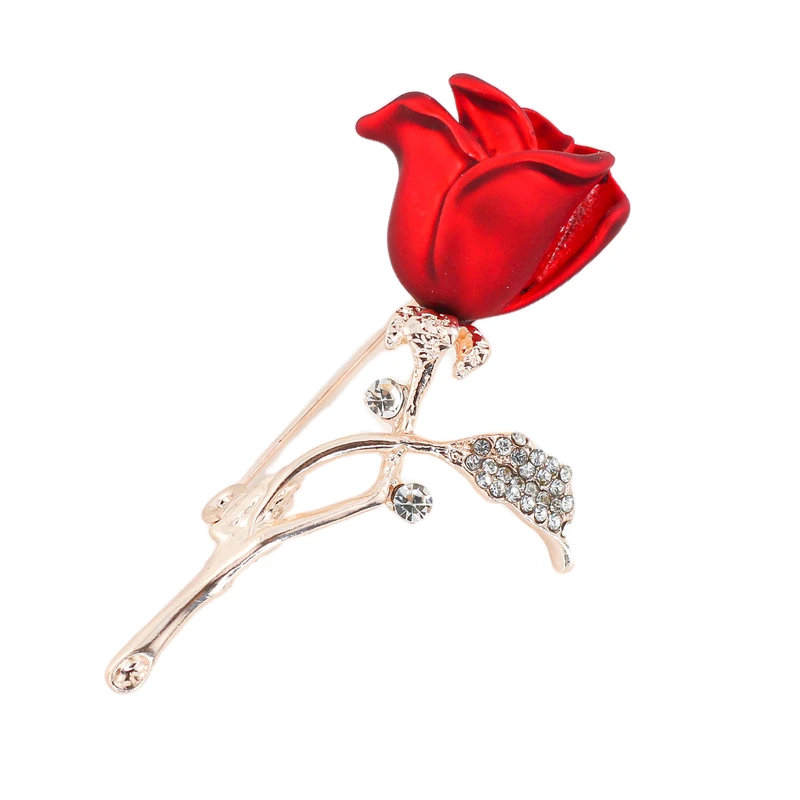 سنجاق سینه زنانه زودیکا مدل گل رز کد AAG31