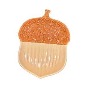 ظرف سرو طرح بلوط کد 282