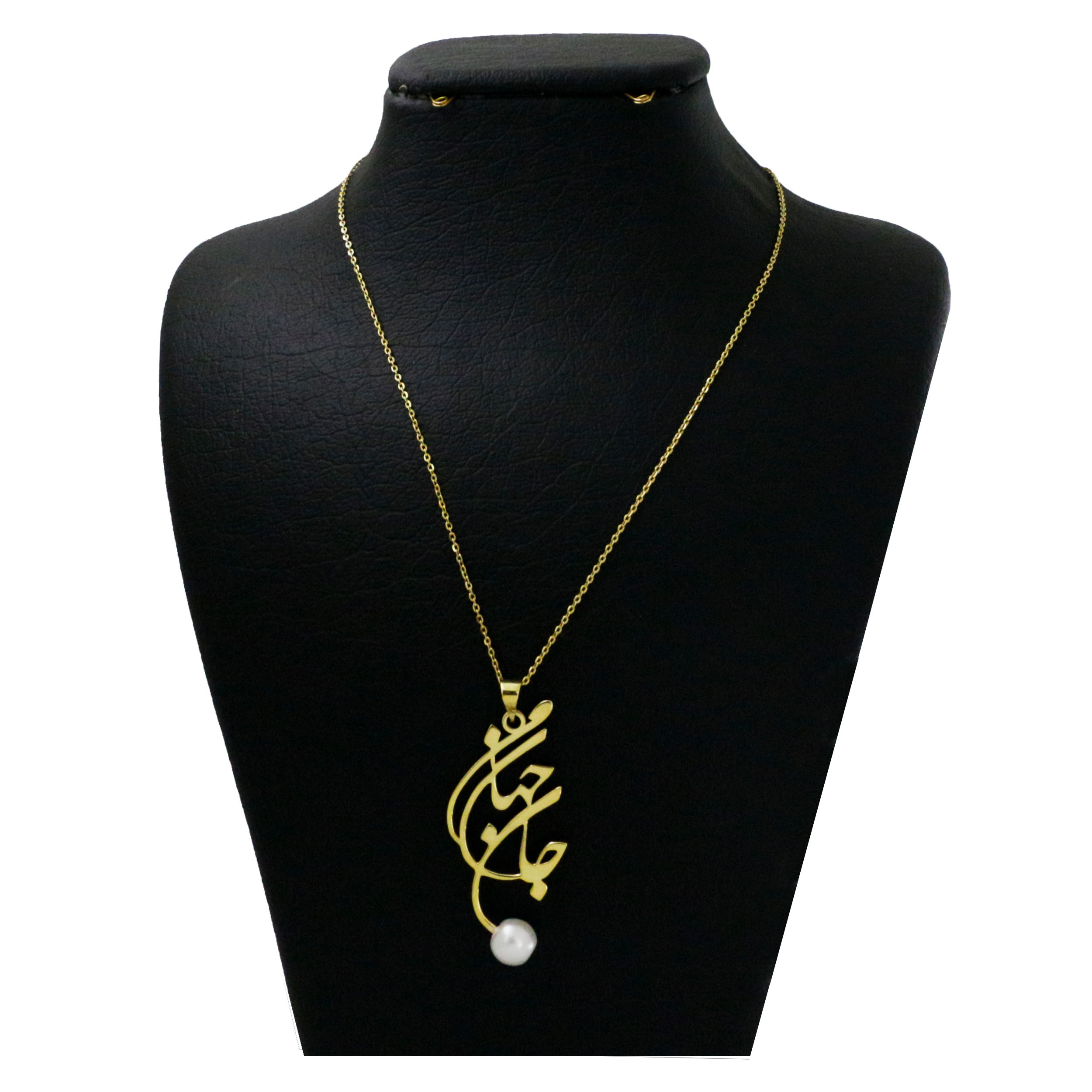گردنبند نقره زنانه دلی جم طرح جان وجهانی کد D 508