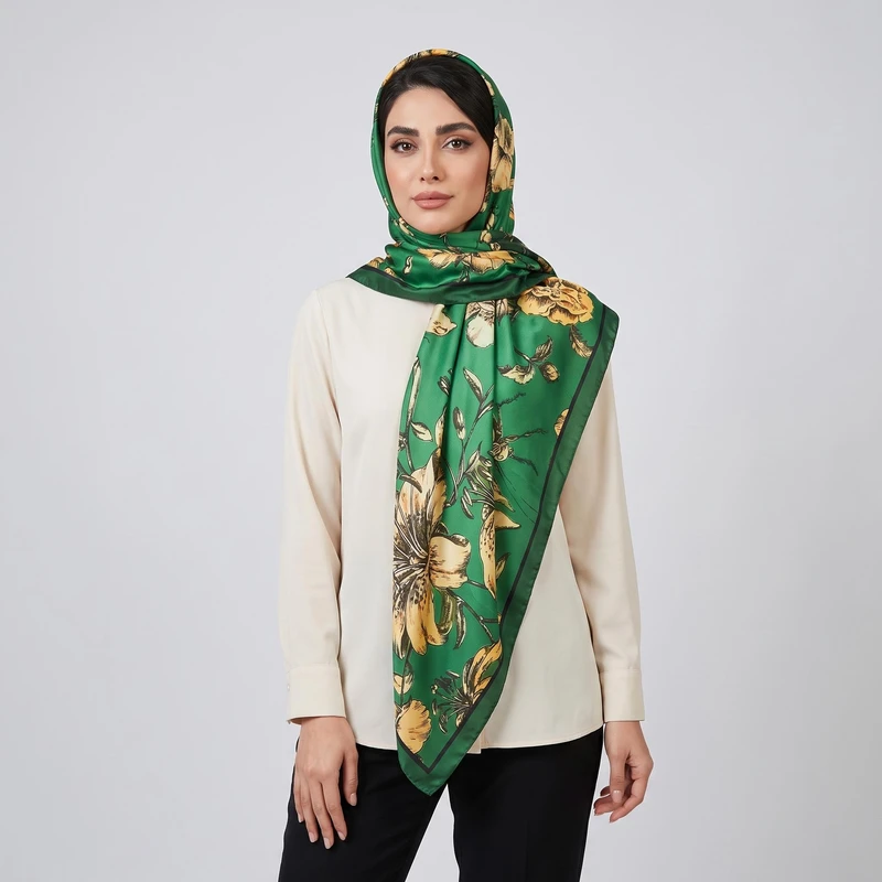 روسری زنانه مدل ابریشم کد Ab420