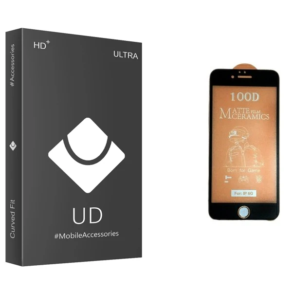 محافظ صفحه نمایش مات یو دی مدل ULTRA مناسب برای گوشی موبایل اپل iphone 6/6S