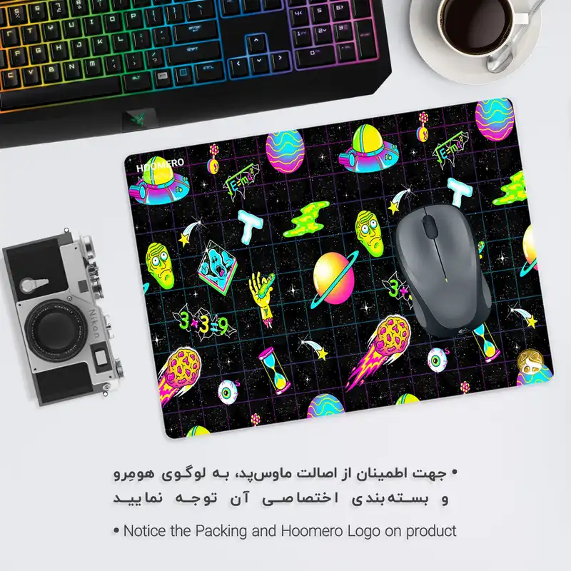 ماوس پد هومرو مدل A7634 طرح ریک و مورتی