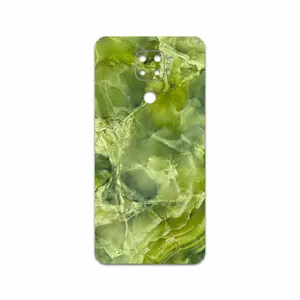 MAHOOT Green Crystal Marble Cover Sticker for Xiaomi Redmi Note 9