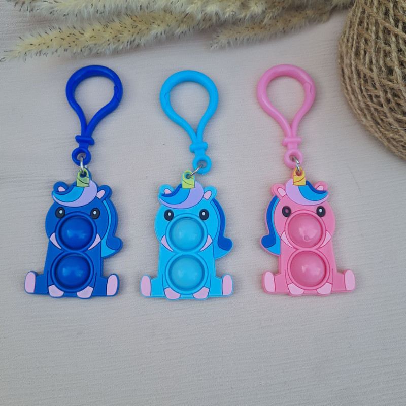 جاکلیدی دخترانه مدل پاپیت تک شاخ نشسته