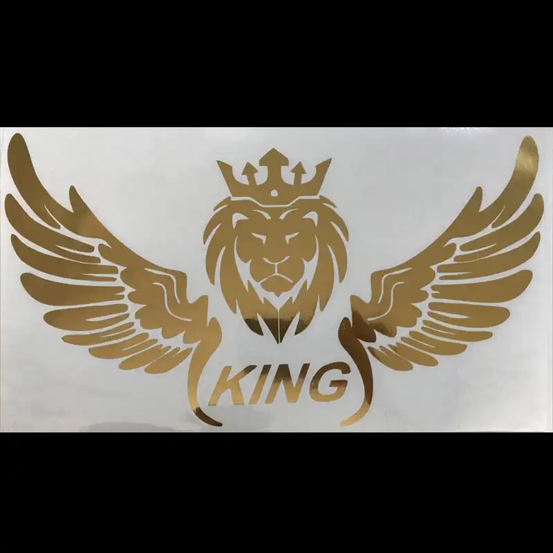 برچسب بدنه خودرو طرح بال طلایی کد SB101T